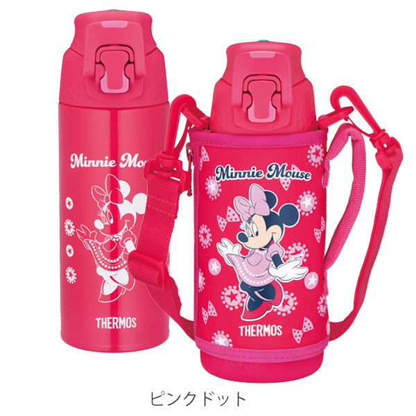 Dショッピング 水筒 サーモス Thermos ステンレス ミッキーマウス ミニーマウス 真空断熱スポーツボトル 500ml Ffz 503fds 保冷 ミッキー ミニー 直飲み 子供 ボトル キャラクター 保冷専用 幼稚園 保育園 ワンタッチ 子供用 ピンクドット カテゴリ 水筒