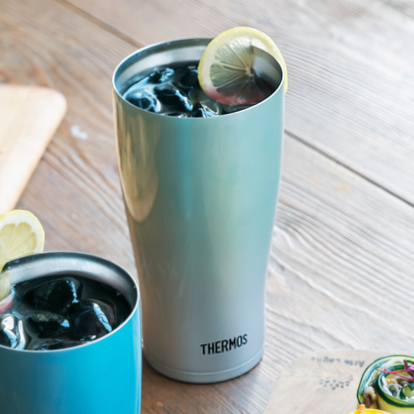 dショッピング |真空断熱タンブラー サーモス thermos ステンレスタンブラー 600ml JDE-601C （ タンブラー 大容量 真空二重構造  ステンレス 保温 保冷 ビールグラス コップ マグカップ 保冷タンブラー 保温マグカップ シンプル おしゃれ ） 【 ゴールドフェード ...