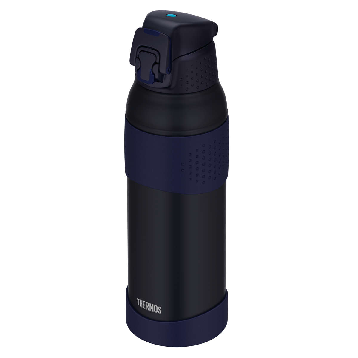 【エントリー＆購入で全品マイル4倍】 水筒 1L サーモス 真空断熱スポーツボトル FJR-1000 保冷 （ THERMOS 保冷専用 直飲み  ワンタッチ スポーツドリンク対応 軽量 大容量 真空断熱 スポーツボトル ダイレクトボトル ステンレスボトル 大人 ） 【ミッドナイトブルー】