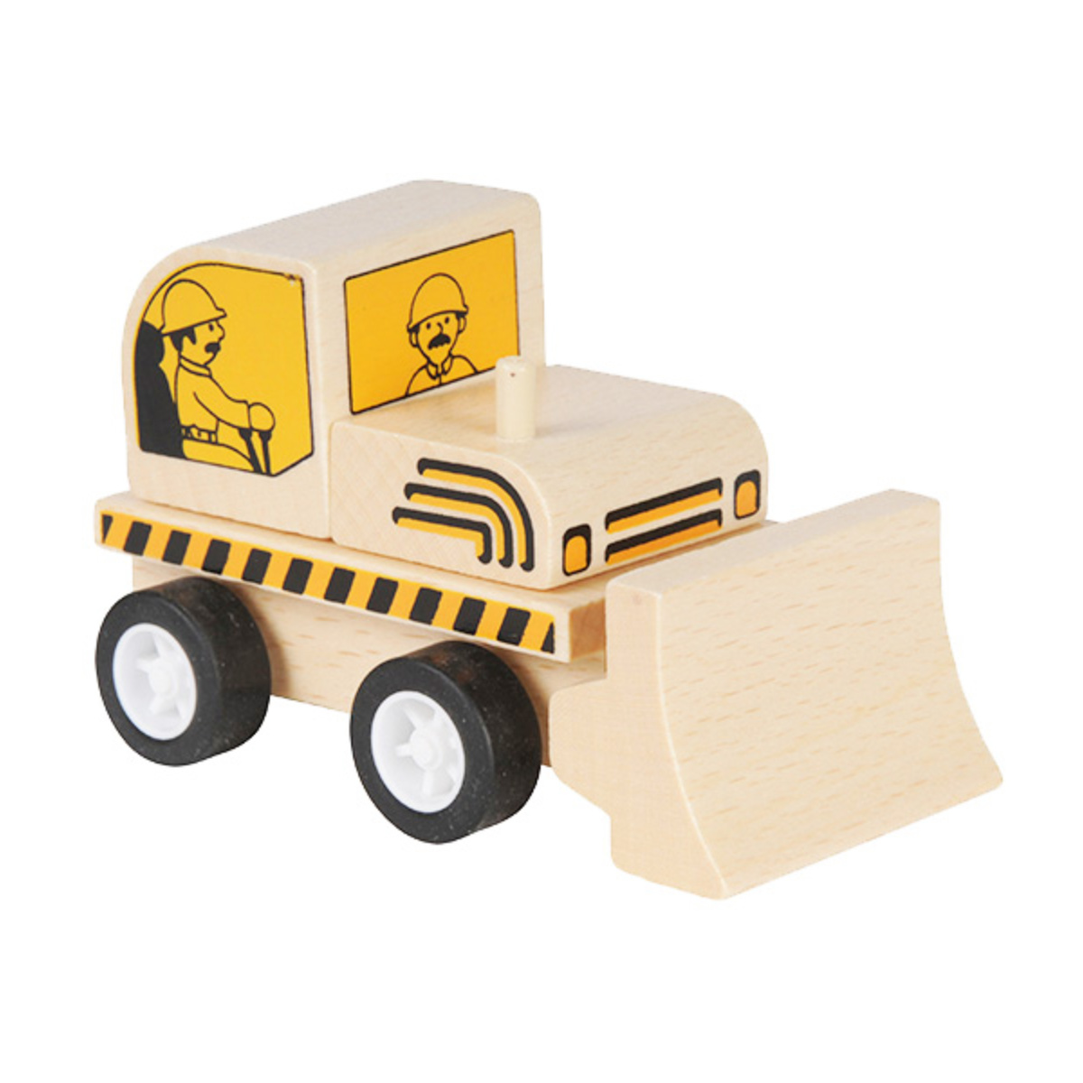 おもちゃ はたらくくるま工事現場 ブルドーザー 木製 （ 木製おもちゃ 木のおもちゃ 働く車 玩具 3歳 子ども キッズ 幼児 男の子 知育玩