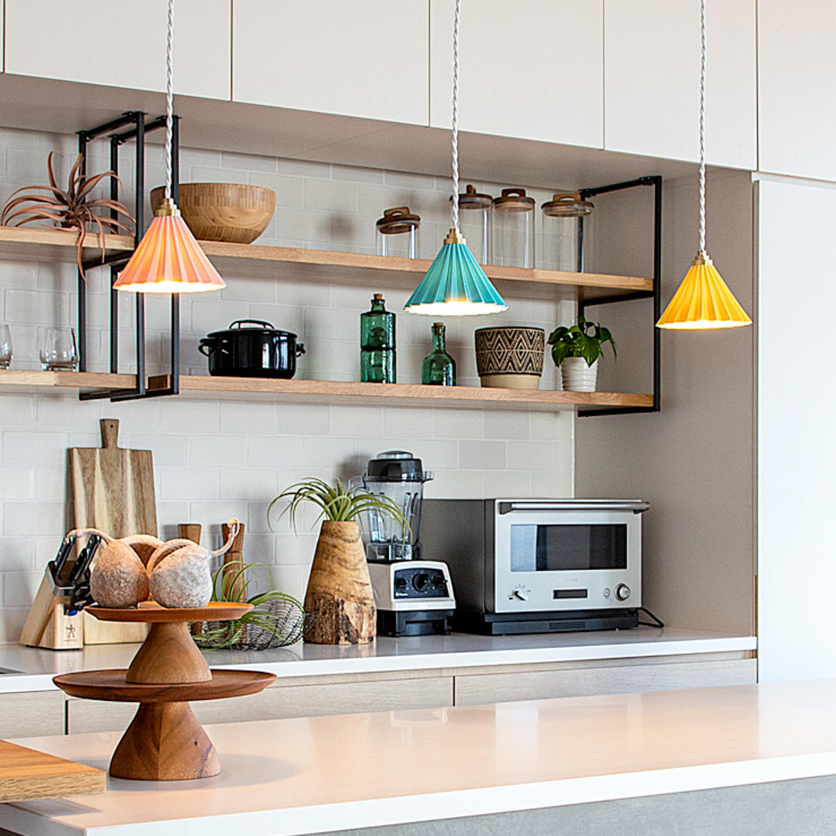 ペンダントライト 1灯 LED電球付き ORIGAMI LAMP オリガミランプ gram eight グラムエイト ( シーリングライト 照明器具 オリガミランプペンダント PENDANT 照明 LED おしゃれ ドリッパー ) 【ブラウンコード マットピンク】 ブラウンコード マットピンク