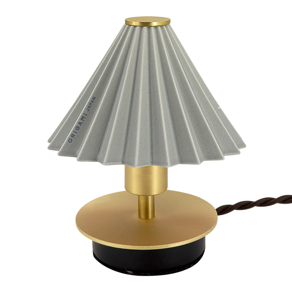 テーブルランプ ミニ LED電球付き ORIGAMI LAMP オリガミランプ 壁掛け可 gram eight グラムエイト ( ポータブルランプ コードレス 間接照明 卓上 PORTABLE ドリッパー ポータブルライト LED 充電プラグ付 卓上ライト ) 【マットピンク】 マットピンク