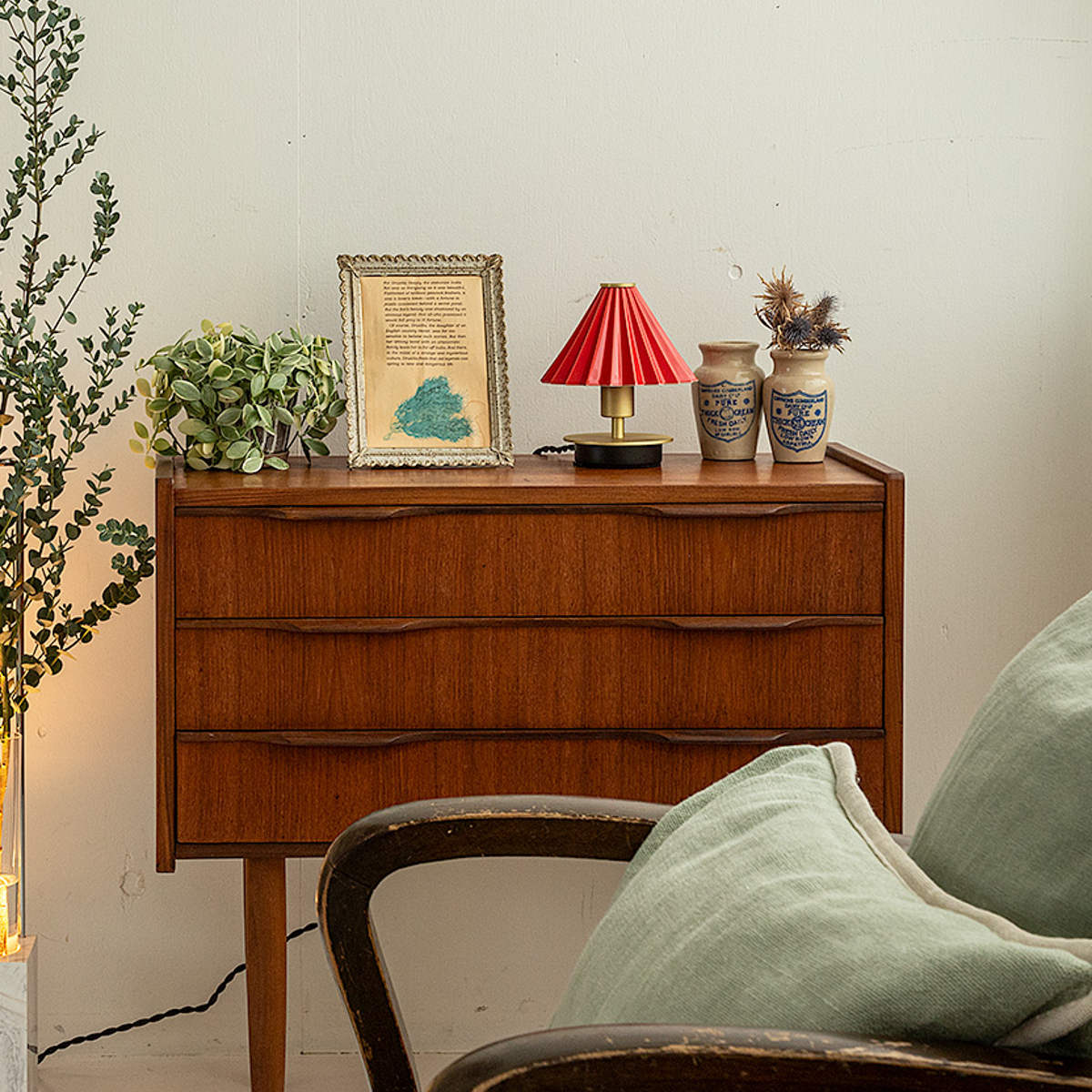 テーブルランプ ミニ LED電球付き ORIGAMI LAMP オリガミランプ 壁掛け可 gram eight グラムエイト ( ポータブルランプ コードレス 間接照明 卓上 PORTABLE ドリッパー ポータブルライト LED 充電プラグ付 卓上ライト ) 【マットピンク】 マットピンク