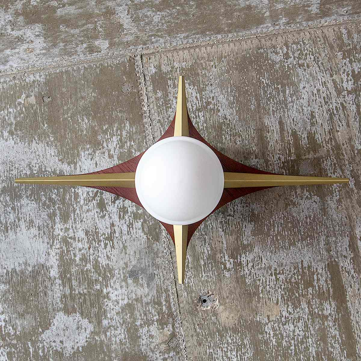 シーリングライト 1灯 LED対応 BERIAN gram eight グラムエイト ( 天井照明 照明 照明器具 電気 星形 ミッドセンチュリー 玄関 廊下 階段 寝室 おしゃれ )