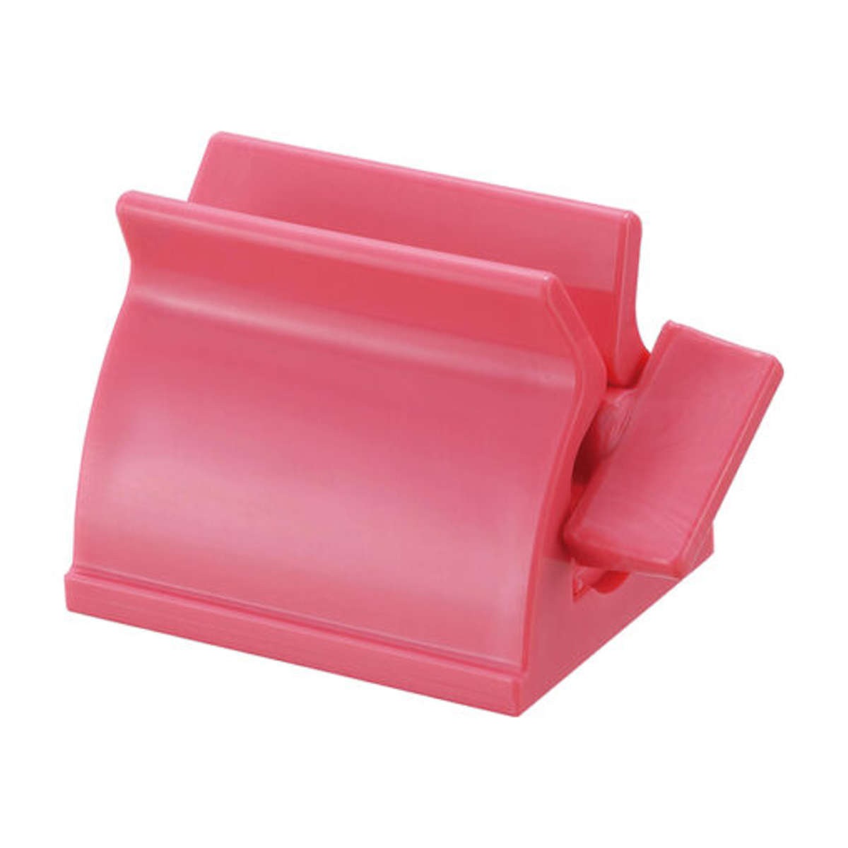 チューブ絞り チューブスタンド 日本製 ( チューブローラー チューブしぼり器 絞り出し スタンド 立てられる チューブホルダー チューブしぼり チューブ絞り器 スタンド型 自立型 便利グッズ エコグッズ キッチン小物 キッチン雑貨 ) 【ピンク】 ピンク