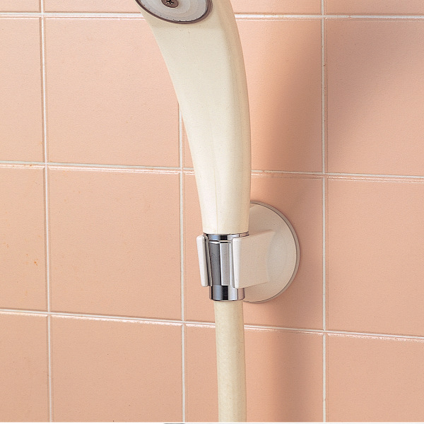 シャワーフック シャワーホルダー シャワーヘッドホルダー しっかり 吸着 お風呂に取付 がっちり固定 角度調整可能