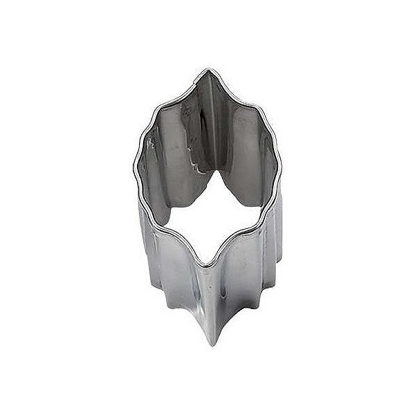 クッキー型 クッキーカッター 柊 葉っぱ 中 クリスマス ステンレス製 ( 抜き型 製菓グッズ 抜型 クッキー抜型 手作り 製菓道具 お菓子作り )