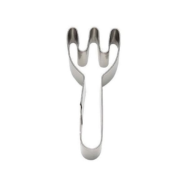 クッキー型 抜き型 フォーク ステンレス製 ( クッキー抜型 クッキーカッター 製菓グッズ 抜型 クッキー抜き型 製菓道具 お菓子作り )