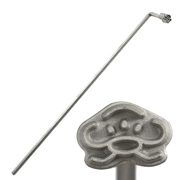 焼きごて 松 焼印 お菓子作り ( 製菓 焼きコテ 製菓道具 焼きこて ハンドメイド ステンレス )