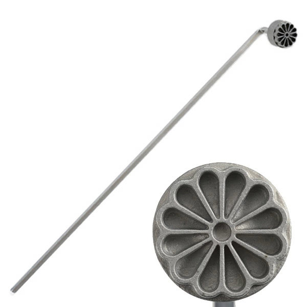 焼きごて 菊 焼印 お菓子作り ( 製菓 焼きコテ 製菓道具 焼きこて ハンドメイド ステンレス )