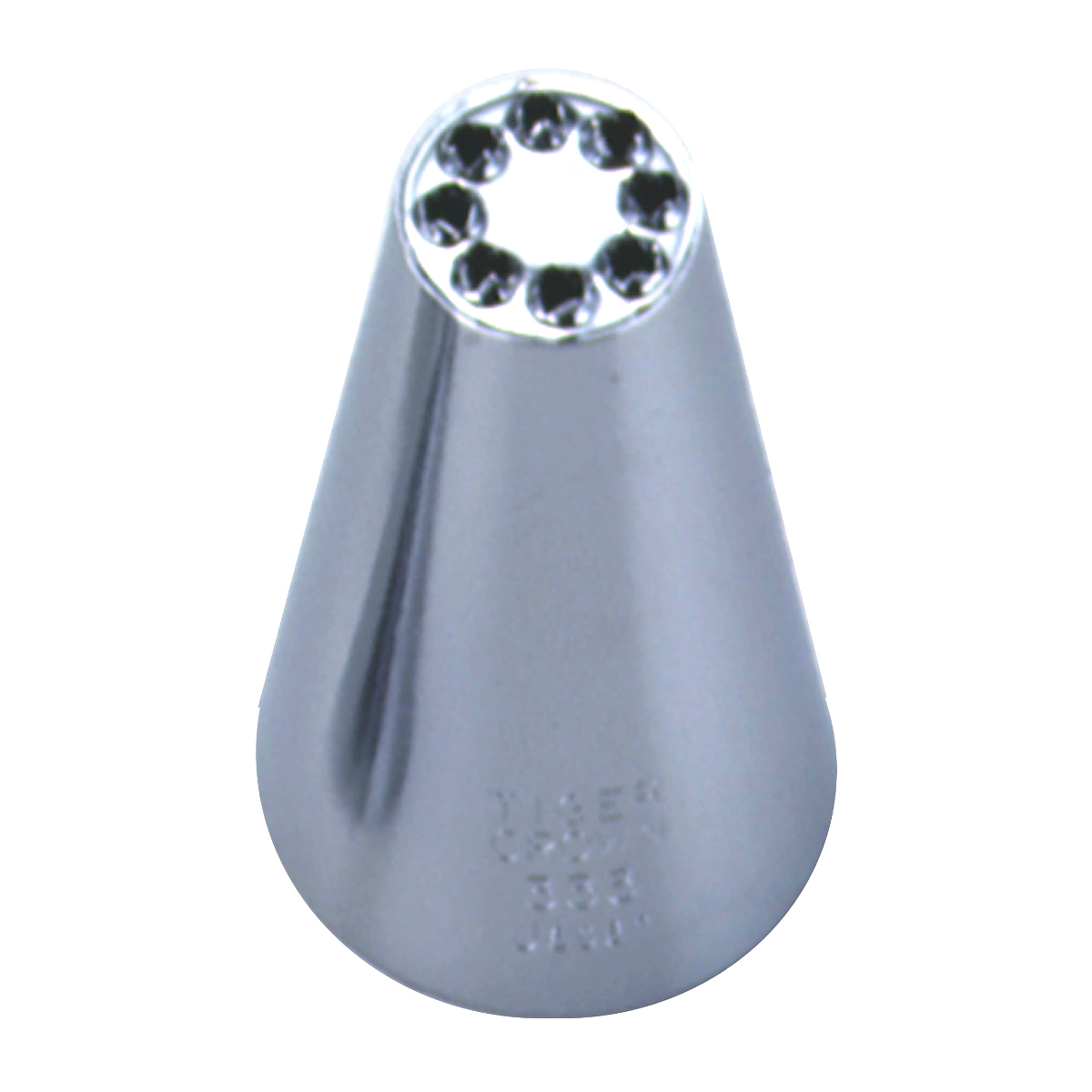 口金 手作り口金 特大 #333 ( タイガークラウン クリーム絞り モンブラン用口金 お菓子作り 製菓道具 モンブラン スイートポテト デコレーション ケーキ おやつ作り )