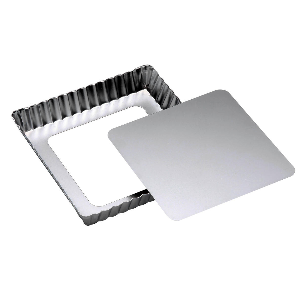 タルト型 セパトタルト型 角型 16cm ( タイガークラウン タルト用 角 底取 お菓子作り 製菓用品 スクエア タルト パイ型 キッシュ ケーキ 焼き型 型 おやつ作り 製菓道具 スチール製 )