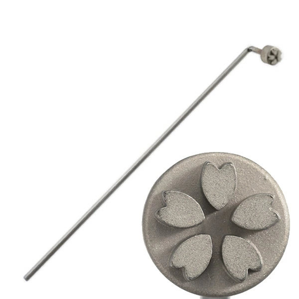 焼きごて 桜 焼印 お菓子作り ( 製菓 焼きコテ 製菓道具 焼きこて ハンドメイド ステンレス )