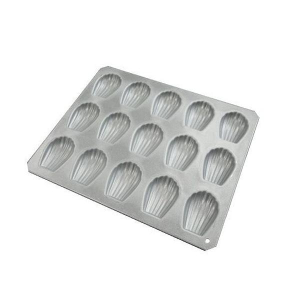 マドレーヌ型 アルブリット シェル型 15P アルミ フッ素樹脂加工 （ ケーキ型 抜き型 製菓グッズ 手作り 製菓道具 お菓子作り プレゼント ）