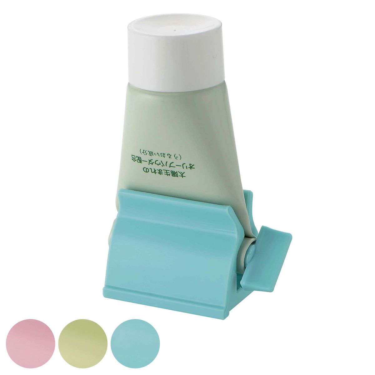 チューブ絞り エコスタンド （ チューブローラー チューブしぼり器 絞り出し スタンド 立てられる チューブホルダー チューブしぼり チューブ絞り器 スタンド型 自立型 便利グッズ エコグッズ キッチン小物 キッチン雑貨 ） 【ピンク】