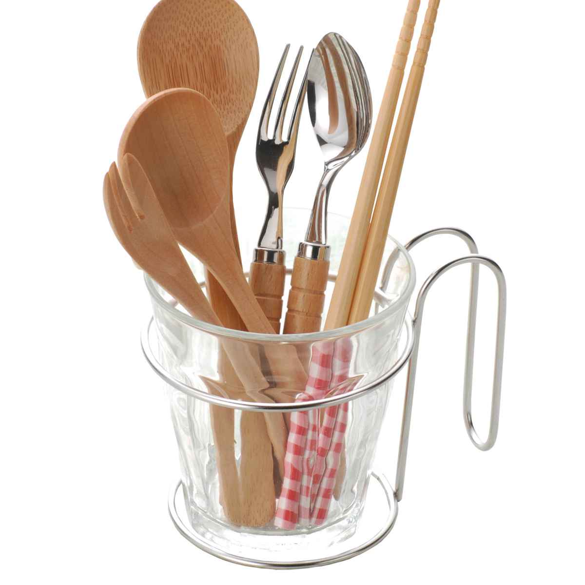 カップ麺立て カップ麺ホルダー ( ホルダー カップ麺 カップラーメン 縦型 スタンド ステンレス 日本製 取っ手 熱くない 持ちやすい カトラリー入れ ガーデニング 観葉植物入れ キッチン アウトドア )