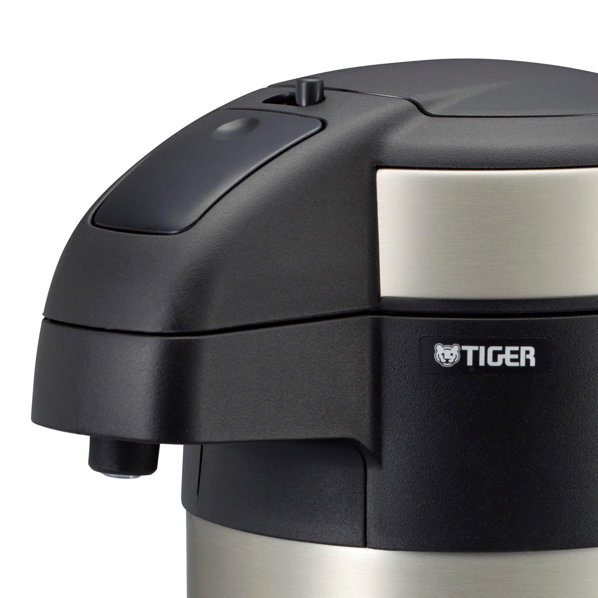 タイガー ステンレスポット 4L ステンレスエアポット 卓上ポット ステンレス製 ( タイガー魔法瓶 ステンレス ポット 保温 保冷 手動 保温ポット 省エネ 大容量 アウトドア イベント 屋外 )