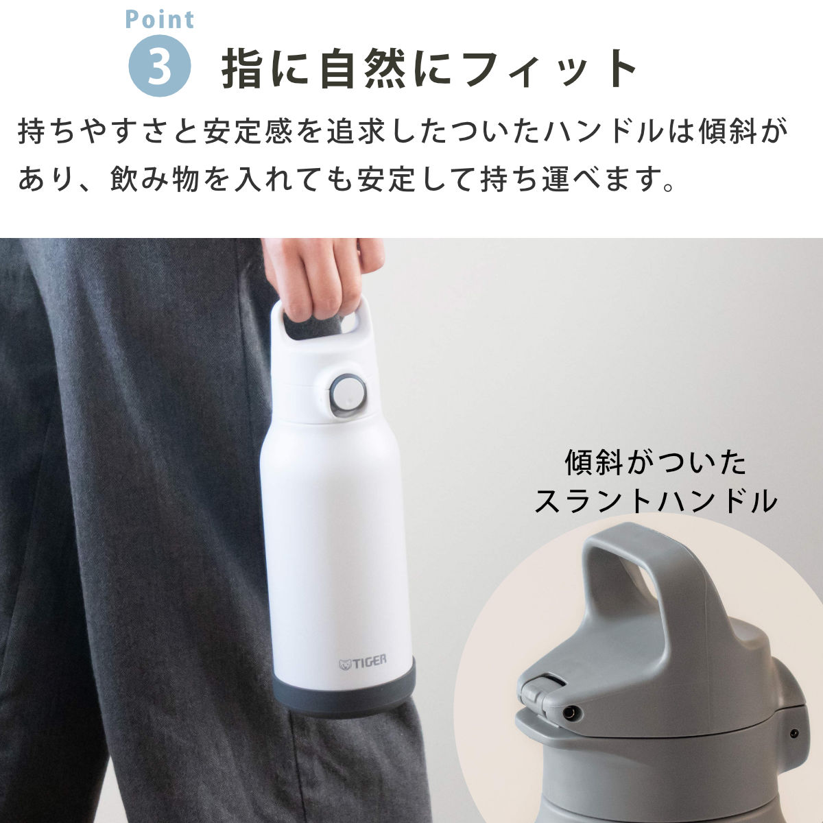 タイガー 水筒 1L 真空断熱ボトル スポーツボトル 保冷専用 MTA-H100 ( タイガー魔法瓶 マグ 直飲み 保冷 パッキン一体 スポーツ飲料対応 直のみ ワンプッシュ マイボトル マグボトル ステンレスボトル ハンドル 軽量 ) 【ロータスピンク】 ロータスピンク