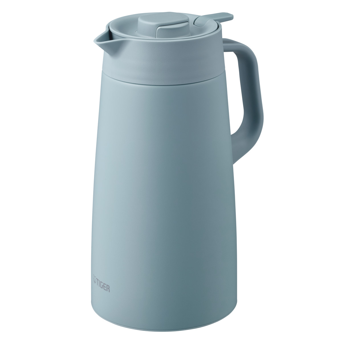 タイガー ポット プッシュレバー ( 1.6L ステンレスポット 魔法瓶 真空断熱 保温 保冷 卓上ポット 持ち運び ハンドル付き おしゃれ スタイリッシュ 北欧 モダン ) 【イーグレットホワイト】 イーグレットホワイト