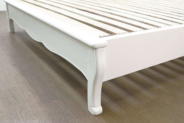 セミダブル ベッドフレーム ホワイト すのこ 幅140][ダブル］ すのこベッド べッドフレーム 木製 ホワイト