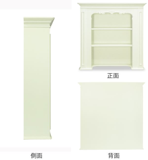 全てのアイテム 白家具 ディスプレイ 飾り棚 収納 幅100cm Blanc クラシック調 ロマンチック ラック マントルピース風 ディスプレイラック 姫系 おしゃれ かわいい 上品 ロココ調 クラシック ホワイト 白 棚 収納ラック 収納 Acossolutions Es