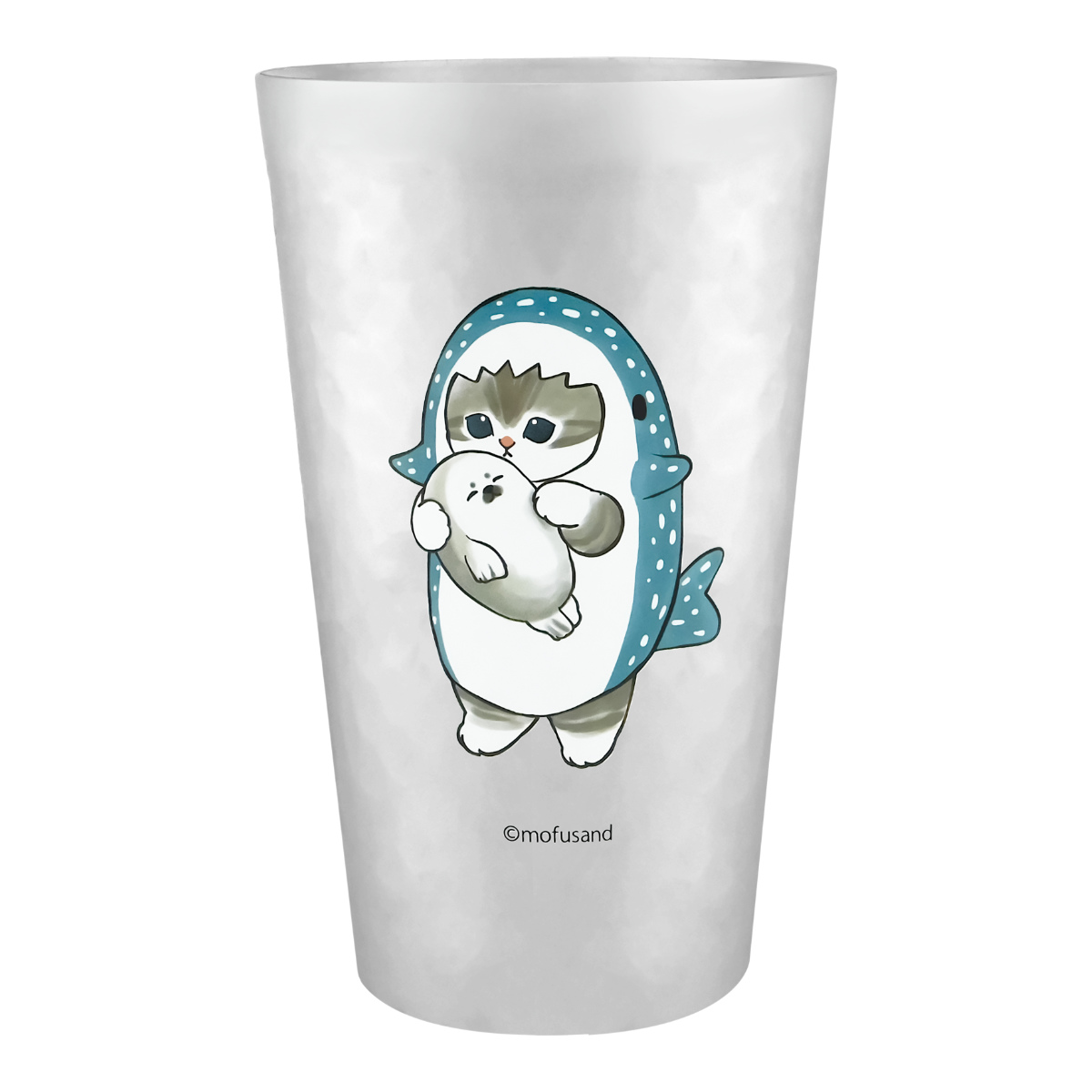 タンブラー 450ml mofusand アルミタンブラー ( モフサンド キャラクター かわいい ねこ ネコ 猫 おしゃれ さめにゃん 扇風機 ピーチにゃん メロンにゃん 軽量 コップ カップ ) 【扇風機】 扇風機