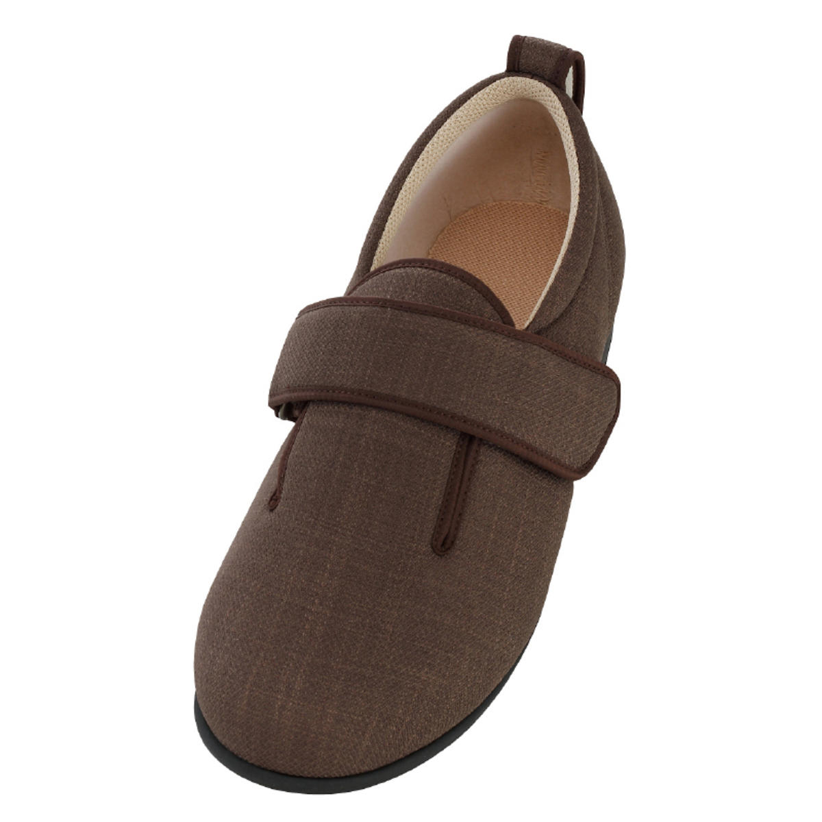 介護シューズ あゆみ ダブルマジック3 左足 7E S~LL 施設用 ( 介護靴 靴 片足 レディース メンズ 室内 軽量 転倒予防 介護用 シンプル おしゃれ ケアシューズ 施設 屋内 男女兼用 高齢者 幅広 甲高 履きやすい 軽い ) 【紫M】 紫M