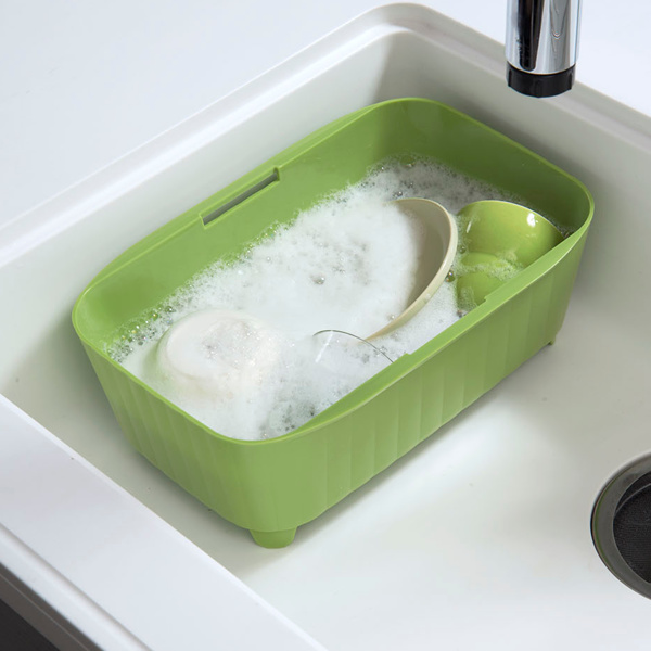 まとめ 洗い桶 ウォッシュタブ ホワイト 清潔 キッチン 用品 抗菌 白