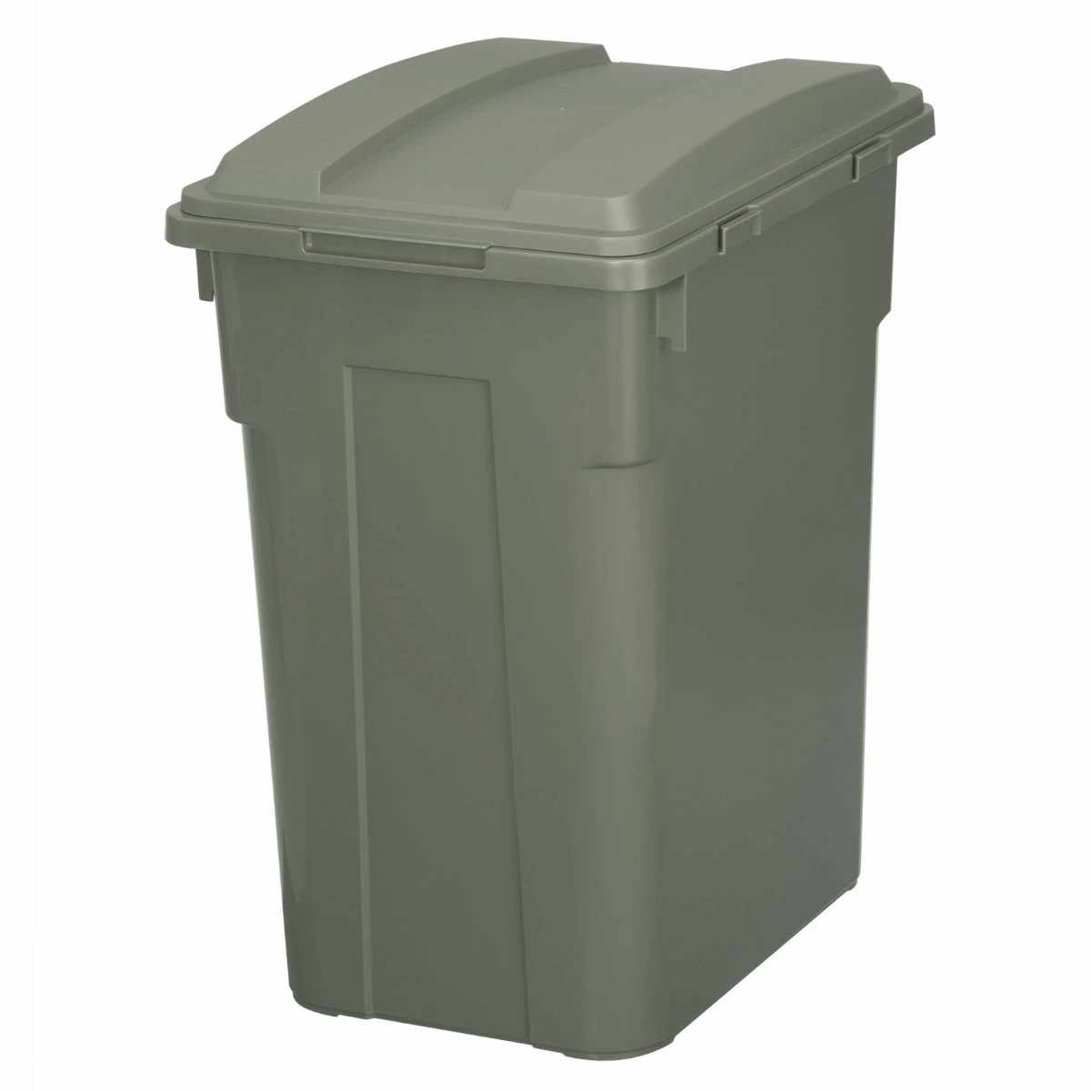 ゴミ箱 70L 連結カラー分別ペール 屋外兼用 ( ごみ箱 70リットル ふた付き 角型 屋外 連結 大容量 プラスチック キッチン 連結できる 庭 外 フタ付き 袋 見えない 屋内 台所 ダイニング ランドリー ) 【ダークグレー】 ダークグレー