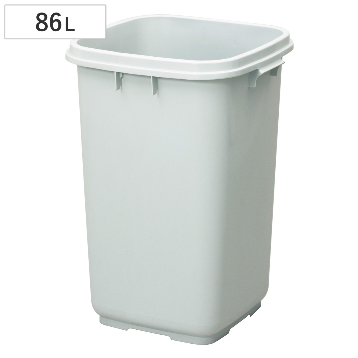 ゴミ箱 86L 本体 フタと組み合わせて使える 大容量 大きな投入口 エコマーク認定商品 ( ごみ箱 86リットル 本体のみ ポリプロピレン 日本製 新輝合成 TONBO トンボダストボックス 80型 )