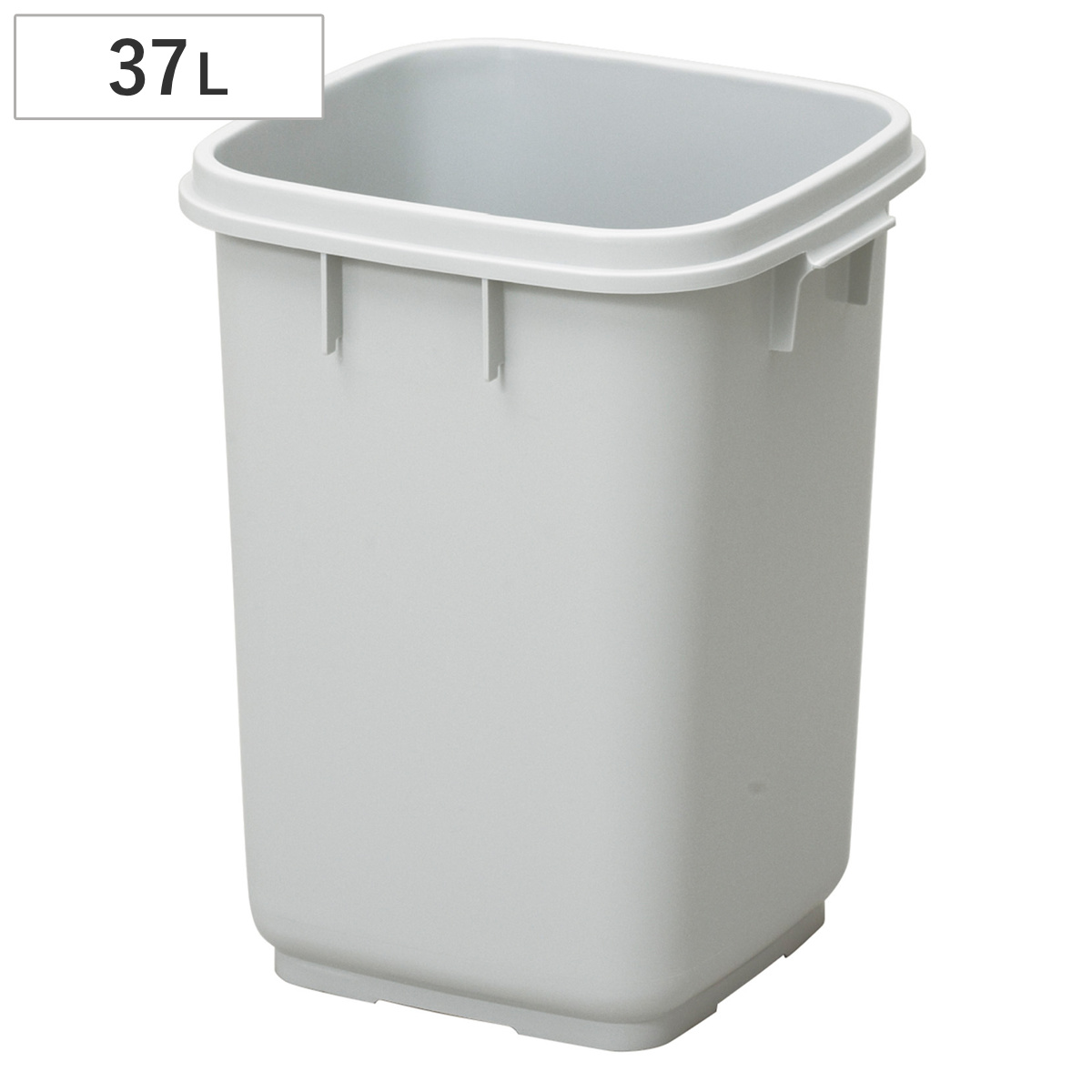 ゴミ箱 37L 本体 フタと組み合わせて使える 大きな投入口 エコマーク認定商品 （ ごみ箱 37リットル 本体のみ ポリプロピレン 日本製 新輝合成 TONBO トンボダストボックス 35型 ）