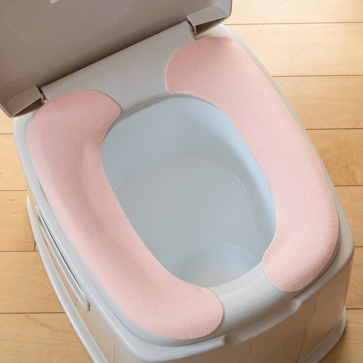 ポータブルトイレ S型 コンパクト バケツ付き 介護 ( 介護用トイレ 福祉 排泄関連用品 背もたれ 介護用 防災 非常用 簡易 トンボ TONBO バリアフリー )