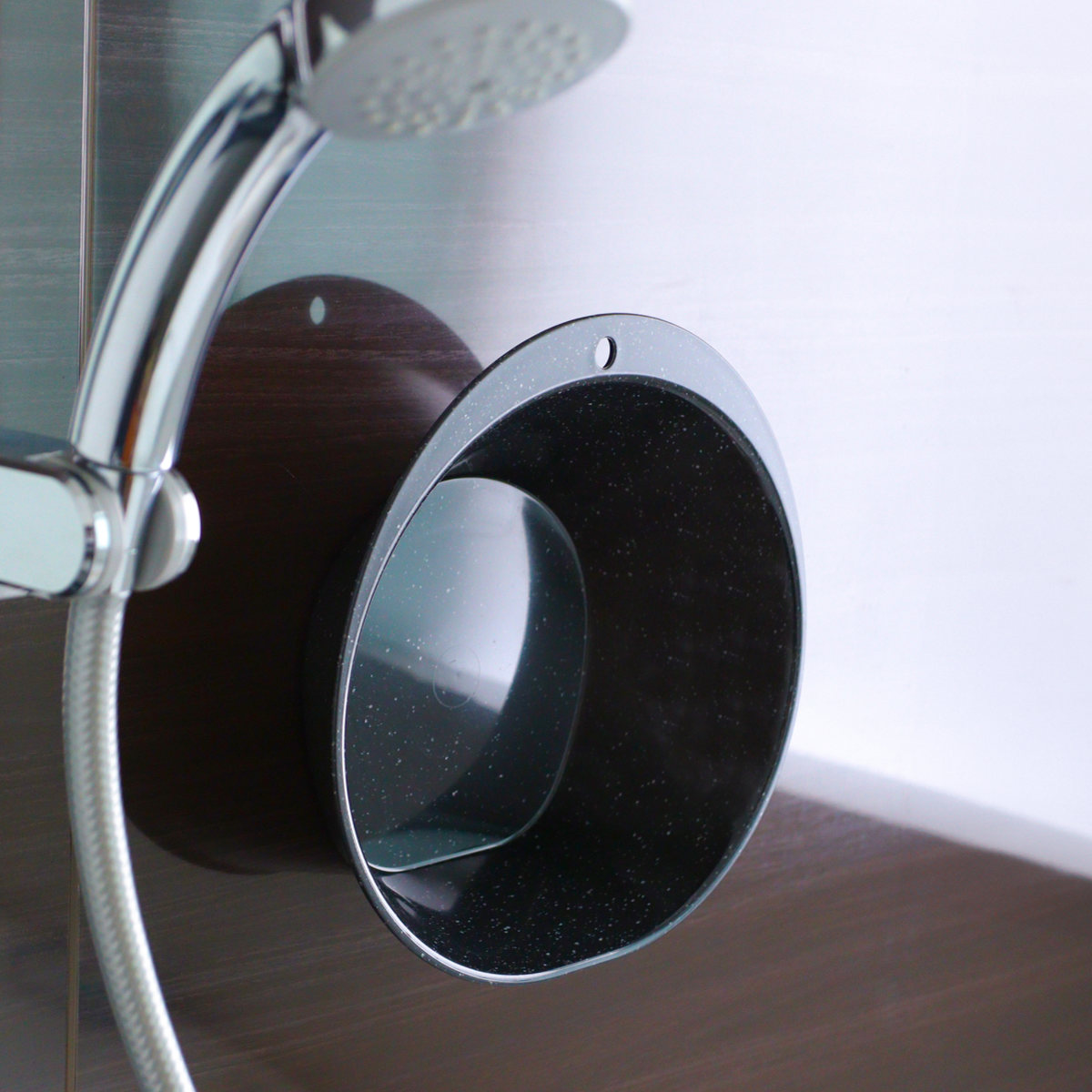 風呂椅子 23cm 湯桶 手桶 3点セット ユニード マグネット 日本製 ( 風呂いす 風呂桶 湯おけ 手おけ お風呂 磁石 腰かけ イス 座面高23 マグネット収納 バスチェア バスグッズ 防カビ 壁面 入浴 モノトーン ブラック ホワイト ) 【ブラック】 ブラック