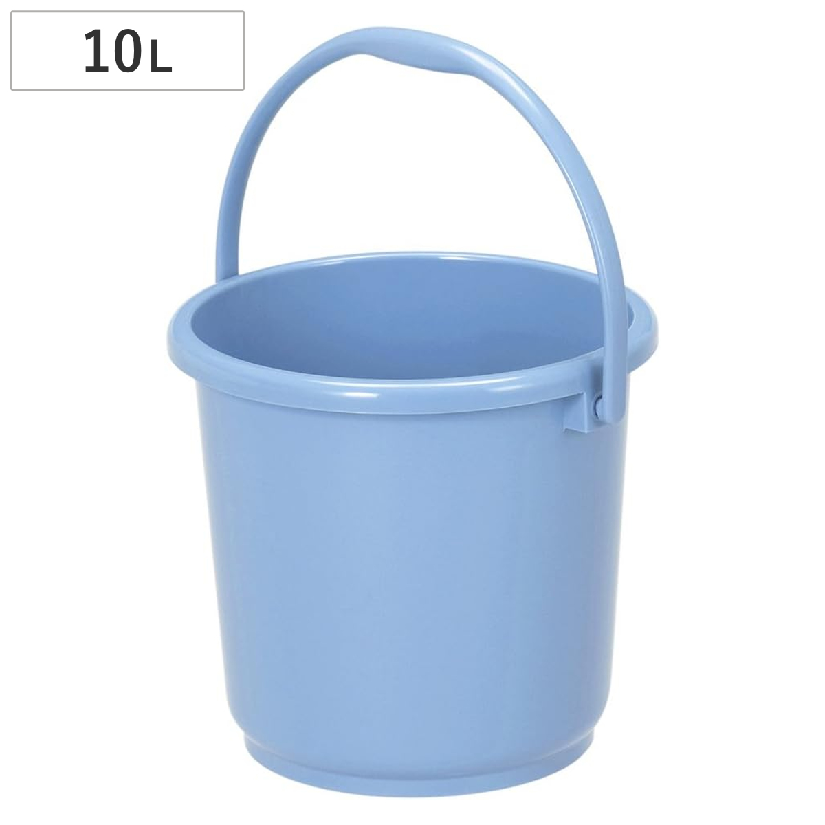 バケツ 10L ニューセレクトバケツ 本体 （ ばけつ 10リットル 目盛り付き 清掃用具 清掃用品 食品衛生法適合 シンプル ブルー 日本製 ）