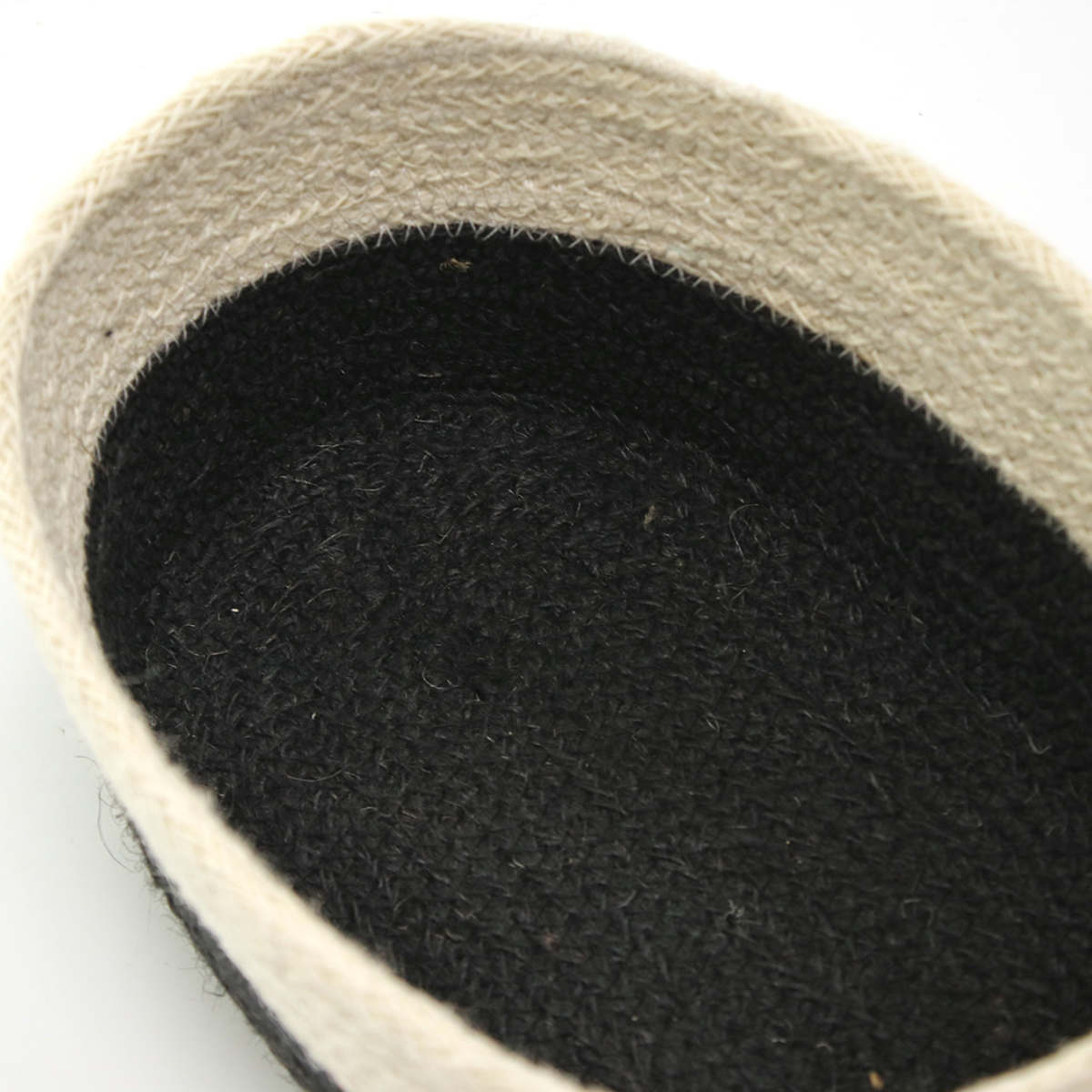 かご オーバルジュートバスケット 小物入れ ( バスケット カゴ 収納 小物収納 ジュート ハンドメイド 籠 小物ケース トレー トレイ 収納バスケット 麻 ナチュラル 手編み 手作り )