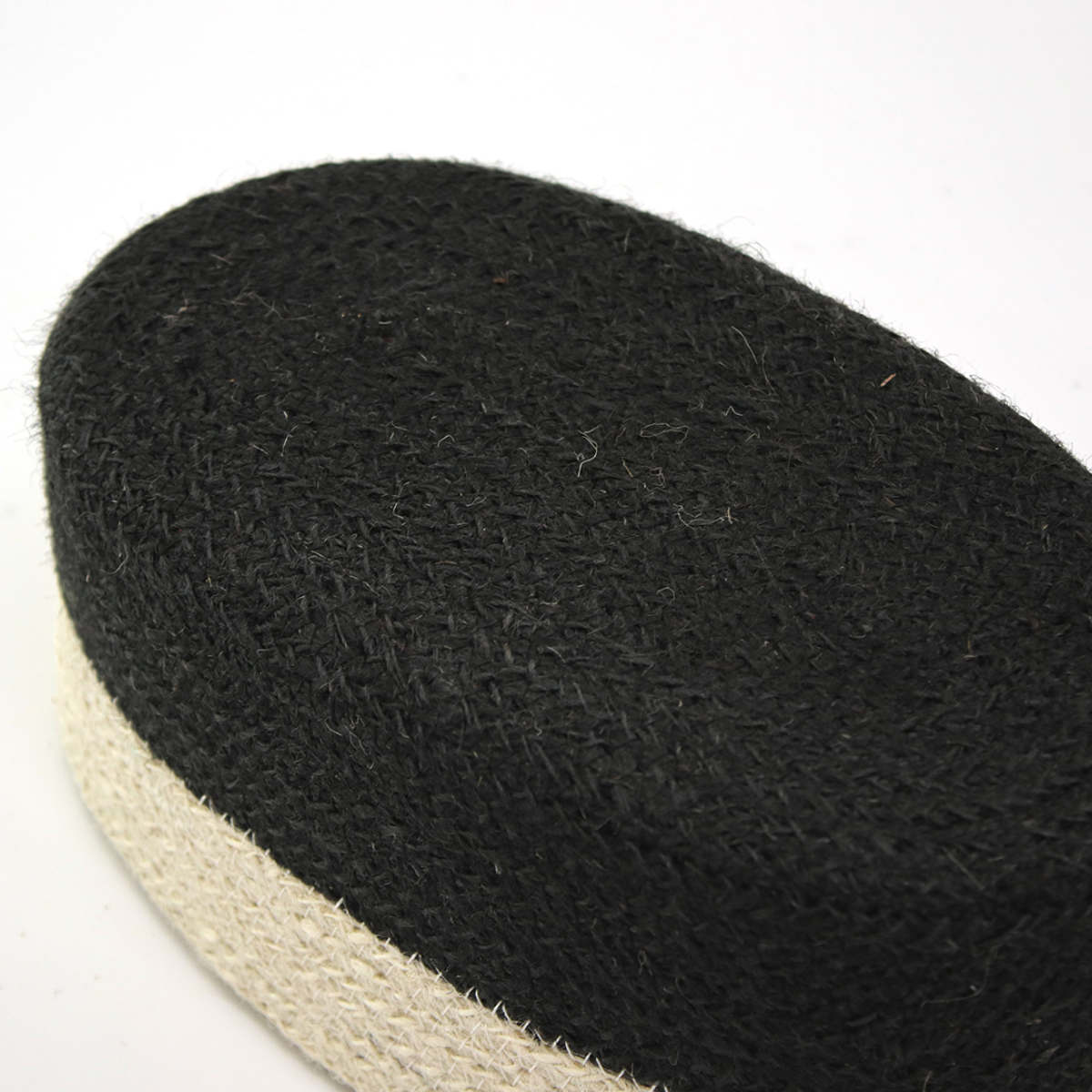 かご オーバルジュートバスケット 小物入れ ( バスケット カゴ 収納 小物収納 ジュート ハンドメイド 籠 小物ケース トレー トレイ 収納バスケット 麻 ナチュラル 手編み 手作り )