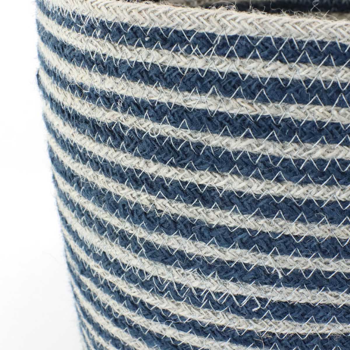 かご バスケット 4個組 Uシェイプ カラージュート ( カゴ 収納 小物収納 ジュート ハンドメイド 籠 小物ケース 収納バスケット 麻 ナチュラル 手編み 手作り カラフル )