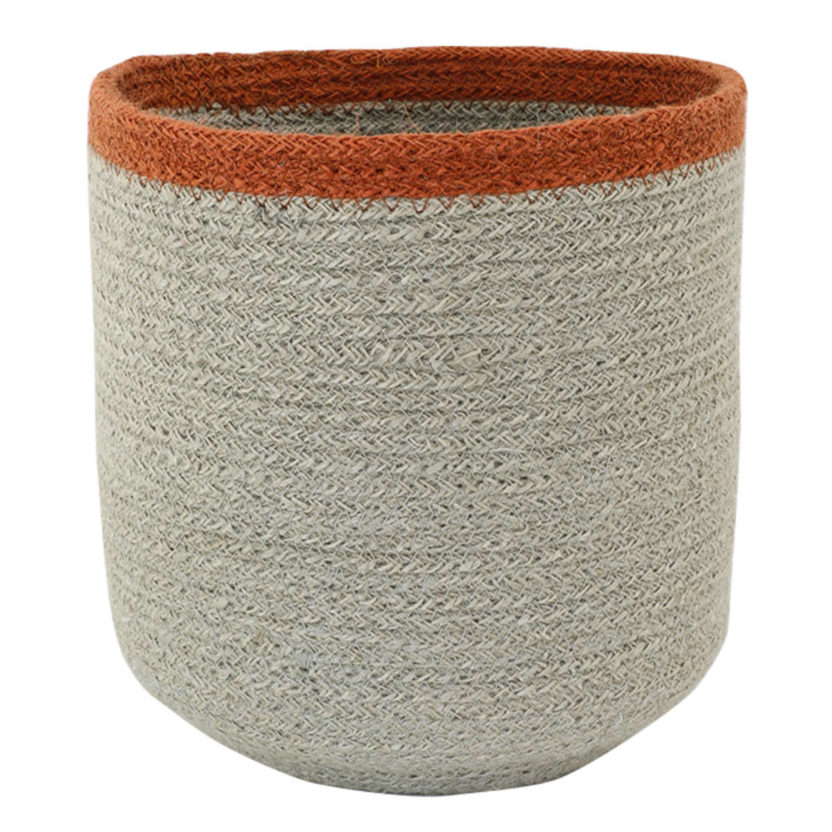 かご バスケット 4個組 Uシェイプ カラージュート ( カゴ 収納 小物収納 ジュート ハンドメイド 籠 小物ケース 収納バスケット 麻 ナチュラル 手編み 手作り カラフル )