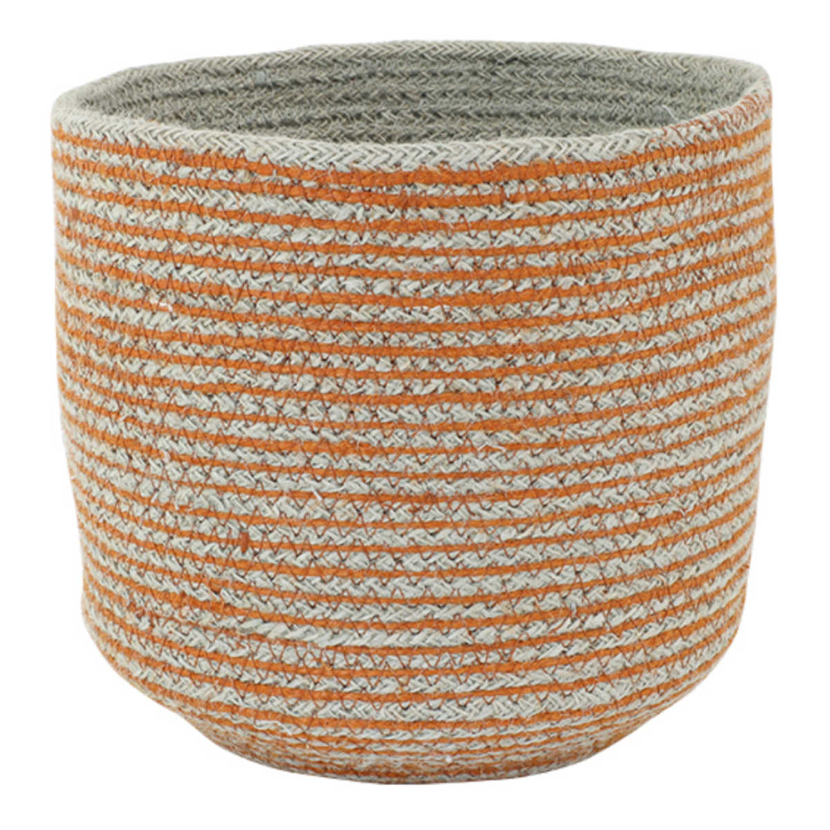 かご バスケット 4個組 Uシェイプ カラージュート ( カゴ 収納 小物収納 ジュート ハンドメイド 籠 小物ケース 収納バスケット 麻 ナチュラル 手編み 手作り カラフル )