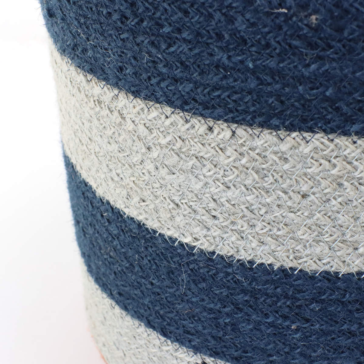 かご バスケット 4個組 Uシェイプ カラージュート ( カゴ 収納 小物収納 ジュート ハンドメイド 籠 小物ケース 収納バスケット 麻 ナチュラル 手編み 手作り カラフル )