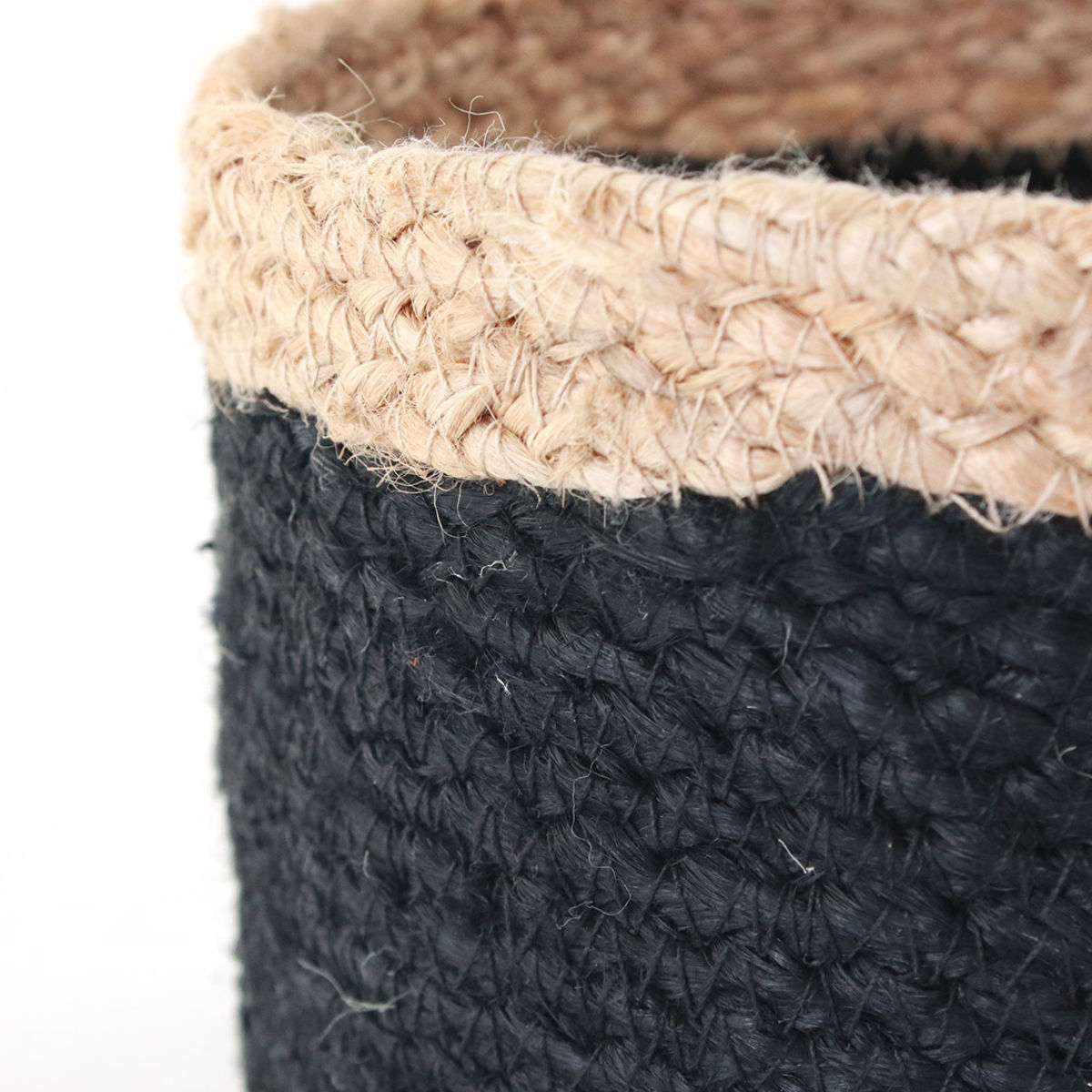 かご バスケット 3個組 ストレージ ジュート S M L ( カゴ 収納 小物収納 ハンドメイド 籠 小物ケース 収納バスケット 麻 ナチュラル 手編み 手作り )