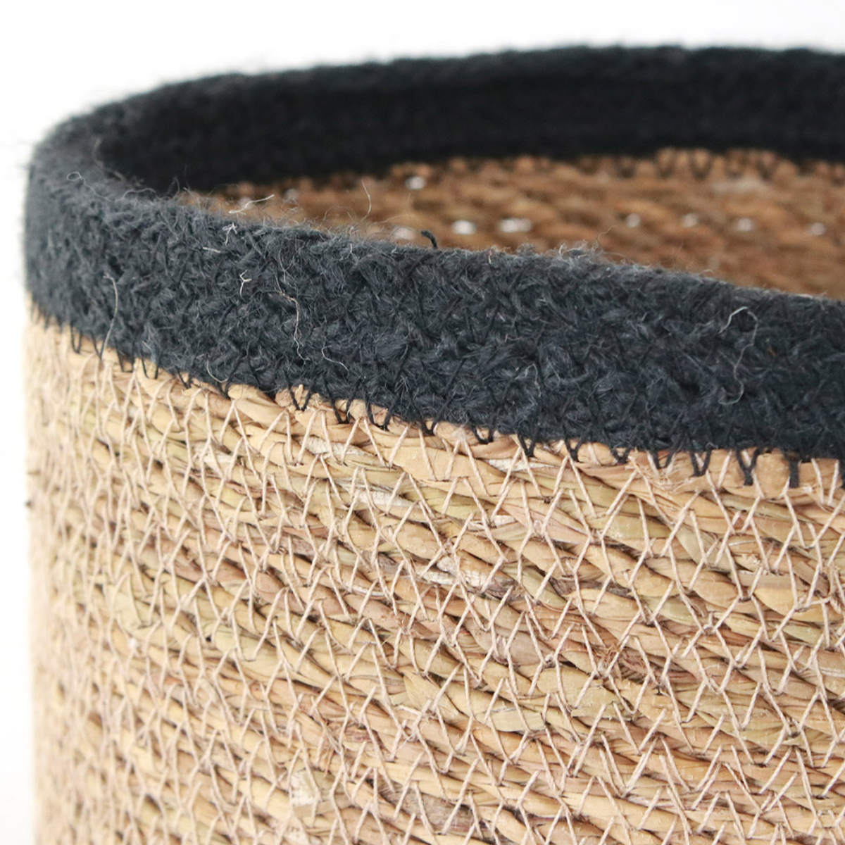 かご バスケット 3個組 ストレージ ジュート S M L ( カゴ 収納 小物収納 ハンドメイド 籠 小物ケース 収納バスケット 麻 ナチュラル 手編み 手作り )