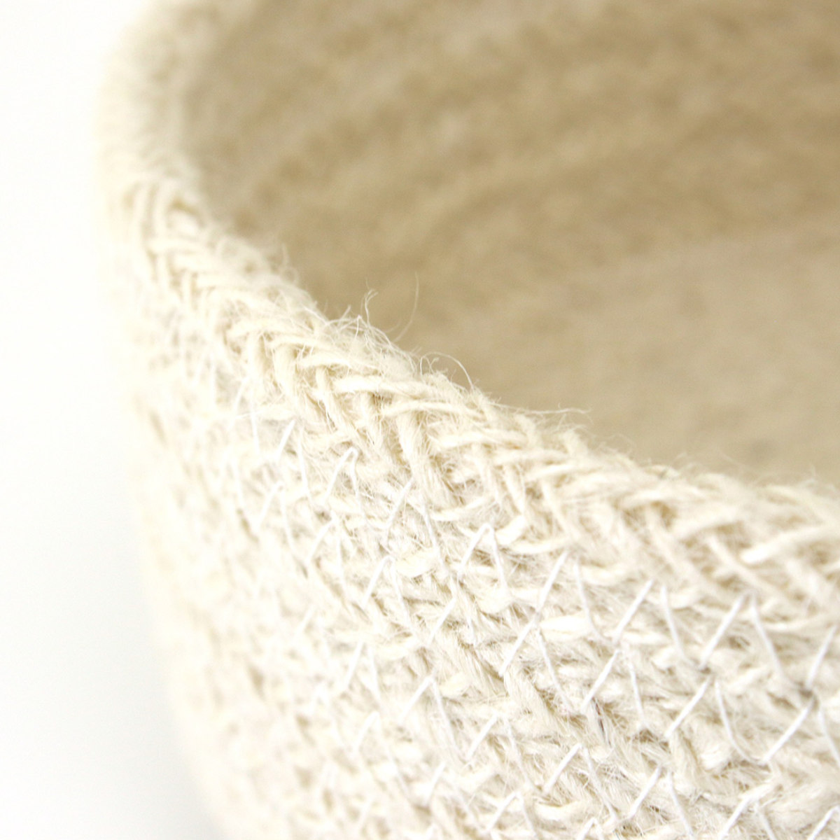 かご ジュートシリンダーバスケット 3個組 小物入れ S M L ( バスケット カゴ 収納 小物収納 ジュート トレー トレイ ハンドメイド 籠 小物ケース 収納バスケット 麻 ナチュラル 手編み 手作り ) 【ダークグリーン】 ダークグリーン