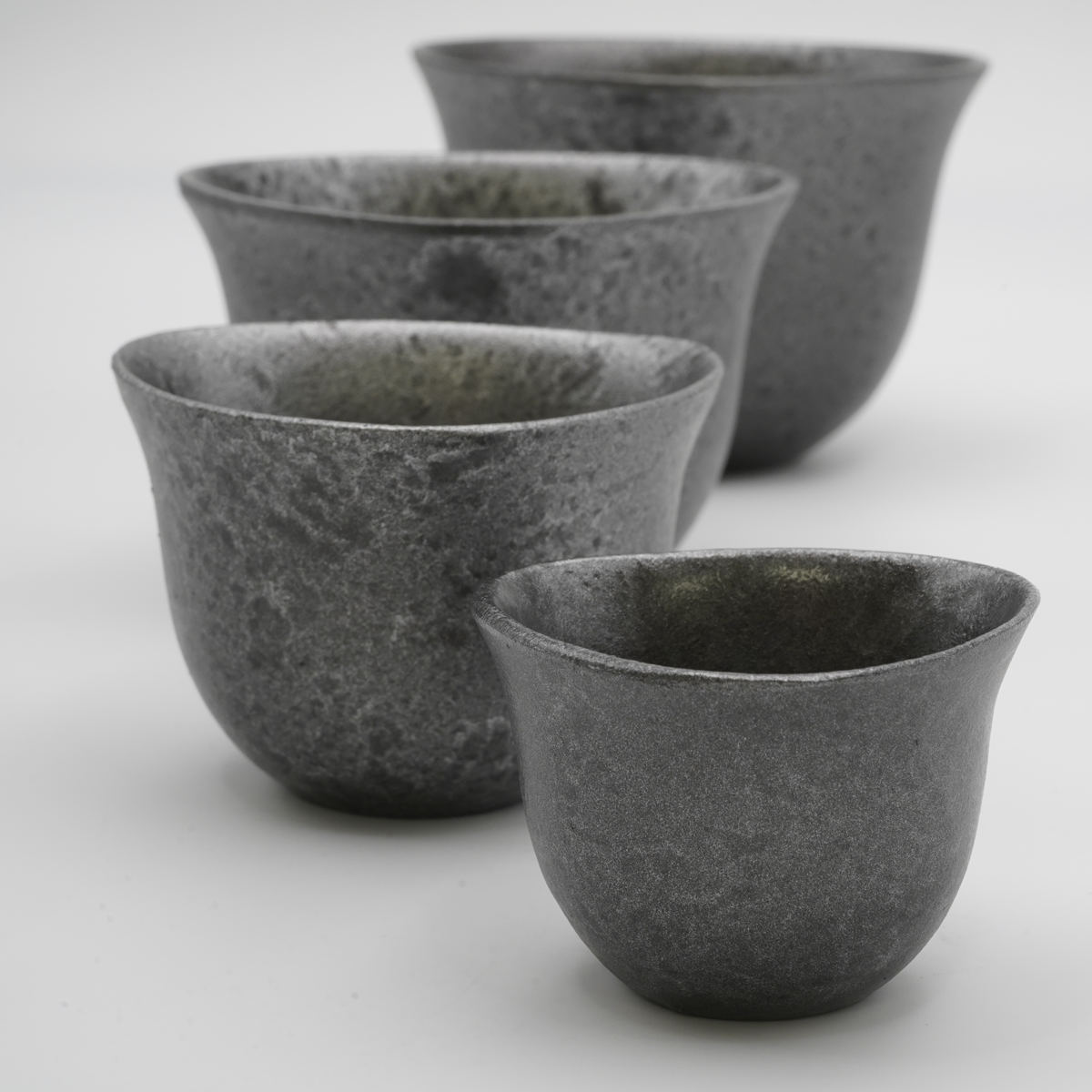 茶碗 むすび碗 特大 ( 10.7cm 食洗機対応 電子レンジ対応 アルミ 陶器風 ボウル 小鉢 鉢 器 うつわ 皿 深皿 食器 日本製 軽い 割れにくい 丈夫 おしゃれ 和モダン 和食器 和食 ) 【黒釉】 黒釉