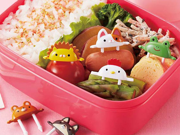 ピック のっかりアニマルピック ピンチョス 6本入り キャラ弁 お弁当 保育園 限定価格セール 幼稚園 どうぶつ デコ弁 アニマル 弁当 遠足 お弁当グッズ 運動会 動物 飾り