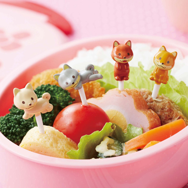 Dショッピング ピック わんちゃんピック 4本入 犬 お弁当 プレゼントピック ピンチョス 4本 保育園 幼稚園 楊枝 ようじ お弁当ピック 飾り 串 ラッピング お弁当グッズ 弁当 デコ弁 カテゴリ キッチン小物 その他の販売できる商品 リビングート