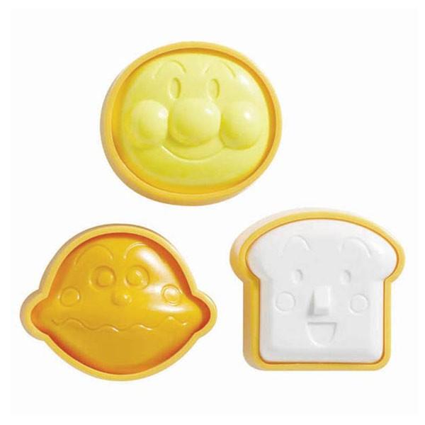 おにぎり型 3個入 アンパンマン あんぱんまん ( キャラクター 簡単キャラ弁 お弁当グッズ 子供 お弁当用品 型抜き しょくぱんまん カレーパンマン )