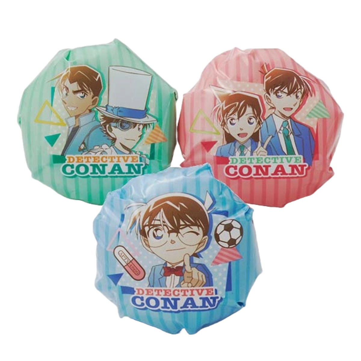おにぎりラップ 名探偵コナン ( 12枚入 3柄 各4枚 コナン おむすびラップ おにぎりシート おむすびシート 日本製 弁当 子供 おにぎり用 おむすび用 幼稚園 保育園 )