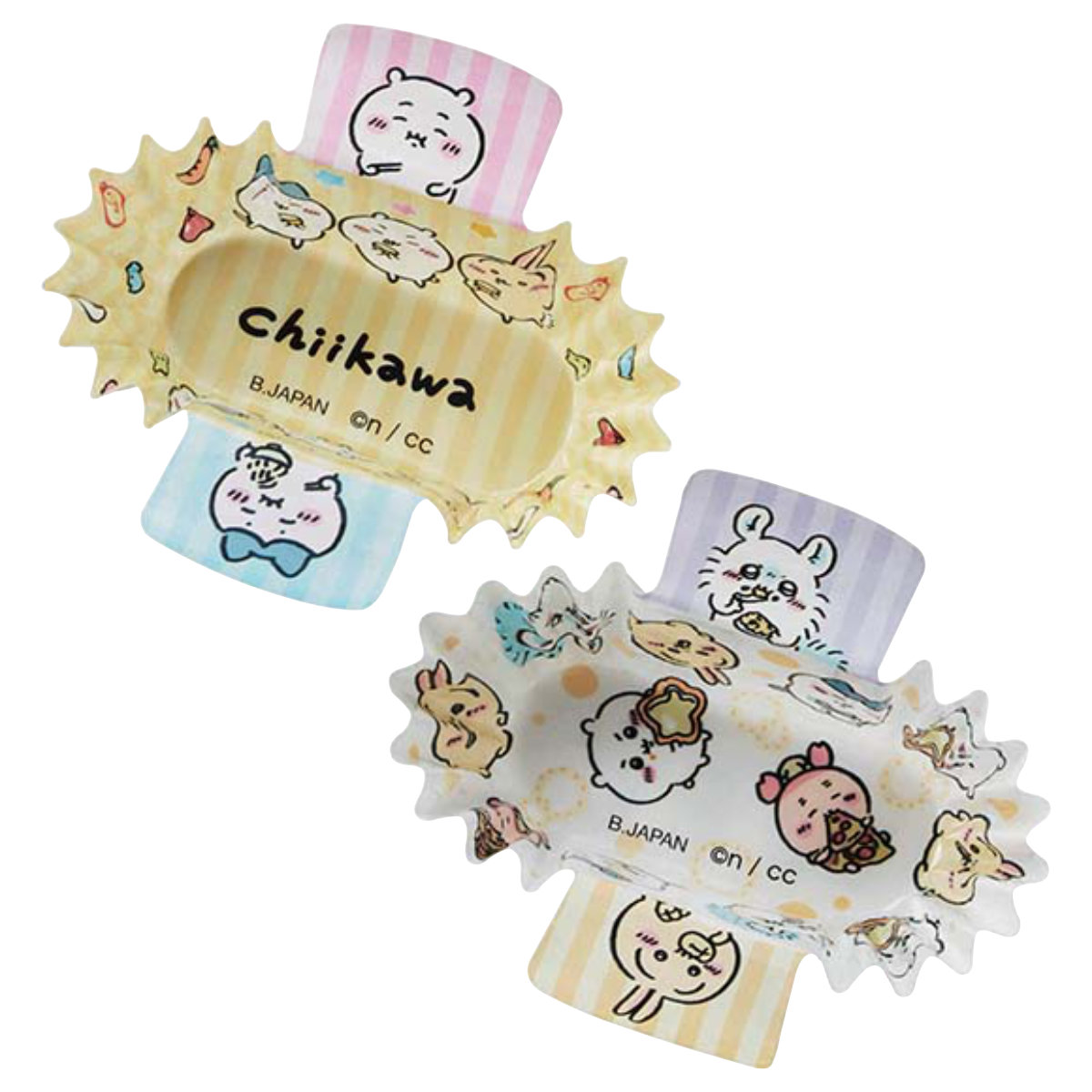 おかずカップ ちいかわ抱きつきおべんとうカップ 14枚入 （ ちいかわ お弁当カップ お弁当グッズ キャラ弁 子供用 レンジ対応 日本製 おかず入れ おべんとうカップ デコ弁 子ども用 おかず容器 お弁当用品 ）