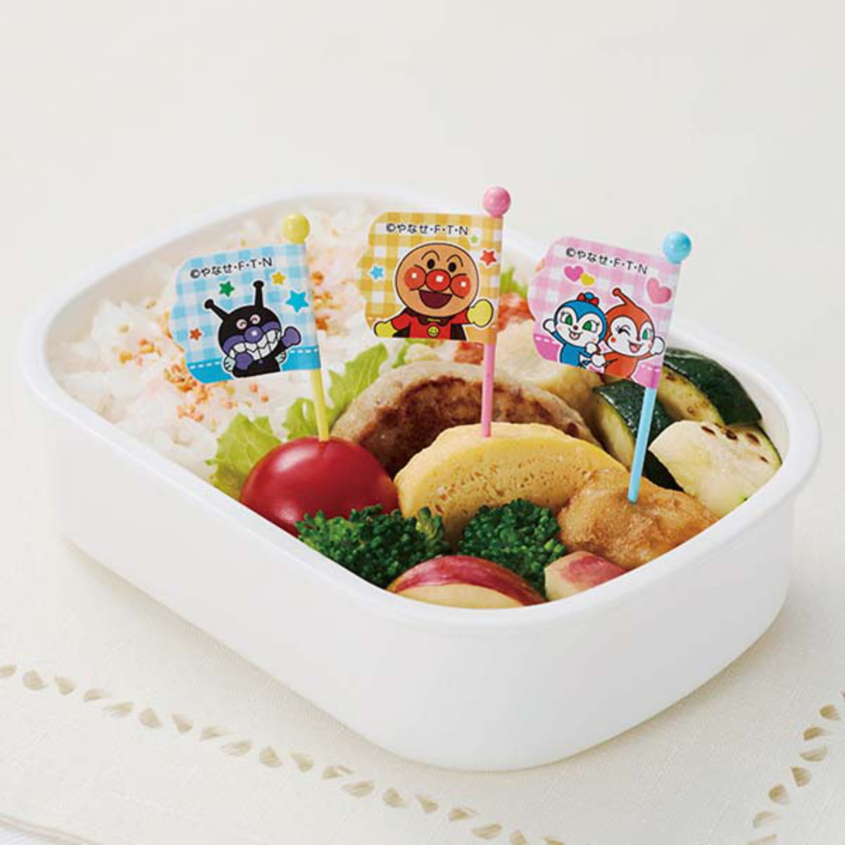 それいけ！アンパンマン フラッグピック 12本入 （ おかずピック お弁当ピック ピックス 弁当 子供お弁当用 子供用 キッズ キャラ弁 お弁当グッズ パーティー 運動会 お弁当 お弁当用 幼稚園 保育園 デコ弁 ）